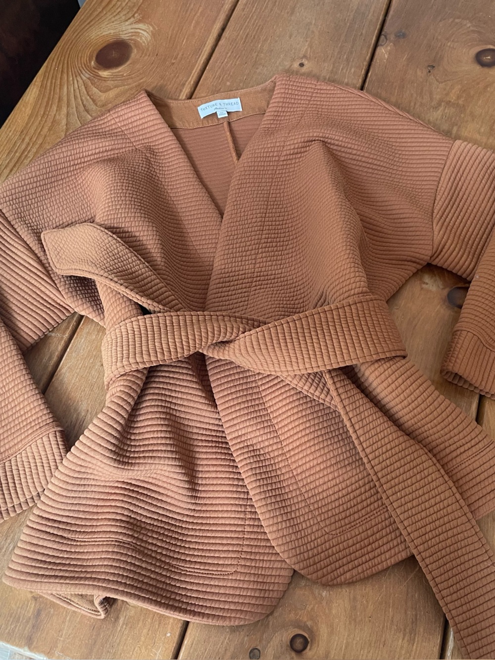 MADEWELL TEXTURE AND THREAD JACKET.